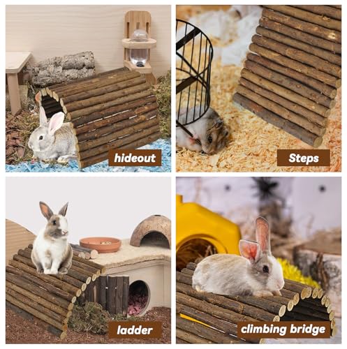 Rabbit Wooden Bridge (L (20.0 x 11.8 inches))