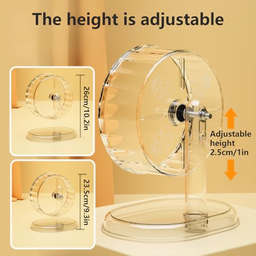 7.1in Small Hamster Wheel for Dwarf Hamsters (7.1inch)