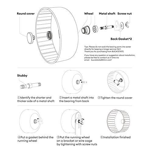 Silent Hamster Wheel (6.7inch)