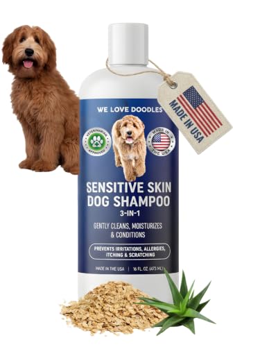 Dog Shampoo for Sensitive Skin with Oatmeal & Aloe