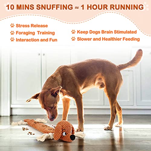 Dog Toys Squeaky Dog Chew Toy with Crinkle Paper (Dog)