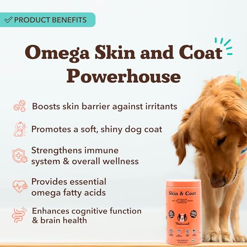 Skin & Coat Supplement for Dogs (180 Count)