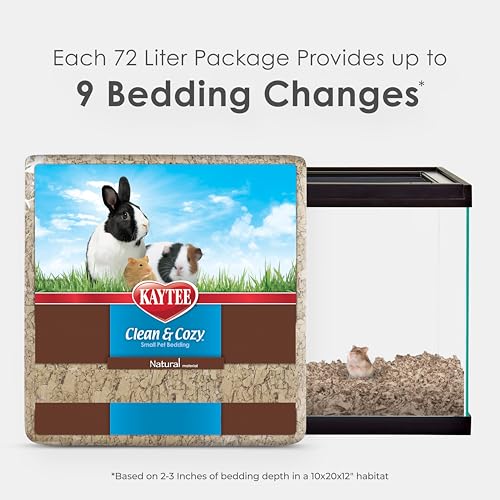 Clean & Cozy Natural Paper Bedding (72 Liter)