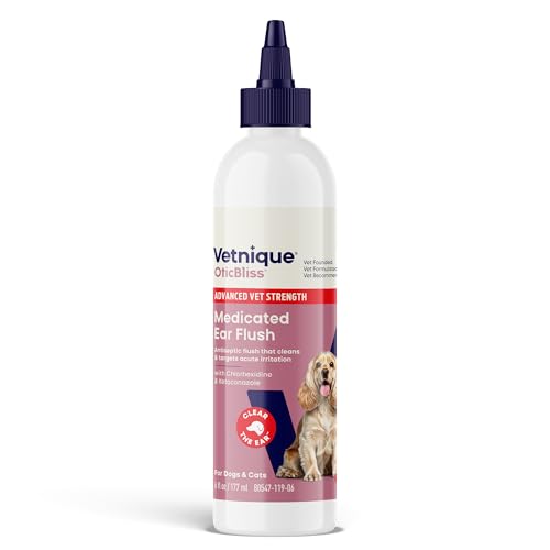 Oticbliss Dog Ear Infection Treatment & Ear Cleaner Flush 6oz (6oz Flush)
