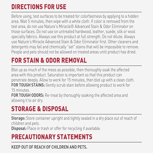 Advanced Dog Stain & Odor Eliminator Foam (Spray / 64 Fl Oz (Pack of 1))