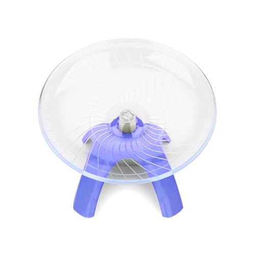 Silent Hamster Exercise Running Wheel Flying Saucer (Purple)