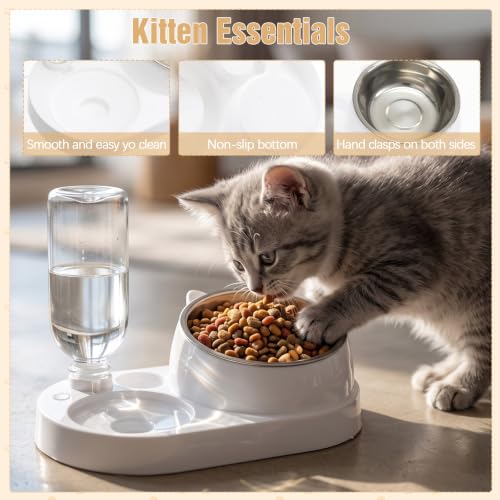 10 Pcs Kitten Starter Kit for Indoor (Classic / Small / Red)