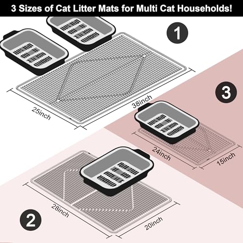 Silicone Cat Litter Mat XXL (Pink)