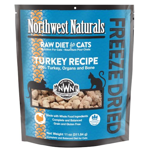 Freeze Dried Turkey Cat & Kitten Food (11 Ounce (Pack of 1))
