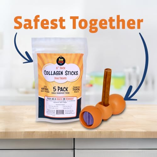 SafeFit™ Beef Collagen Sticks for Dogs (6" - Thick)