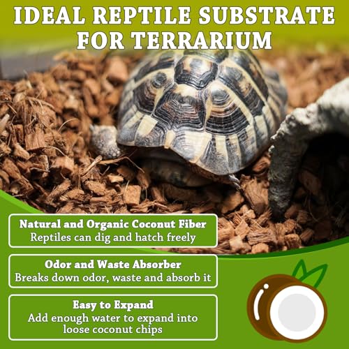 Coconut Husk Chip Substrate for Reptiles (1 Pack)