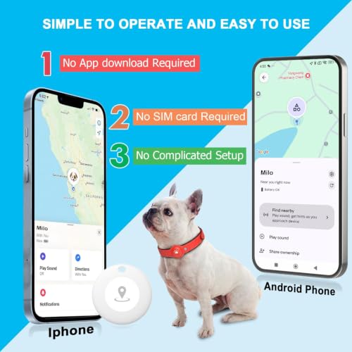 GPS Tracker for Dogs (Orange / S(8.5''-13''))