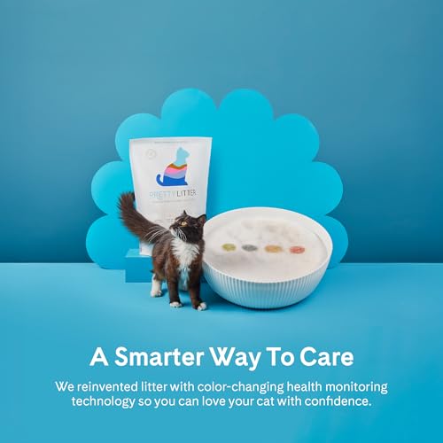 PrettyLitter Health Monitoring Cat Litter (6 LB (Pack of 6))