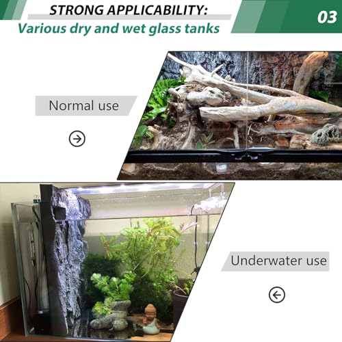 23.6x17.7in Rock Terrarium Background (grey-23.6"* 11.8"（1pcs）)