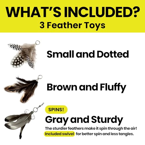 Forever Stick Refill 3 (Feather Toys Refill 3-Pack)