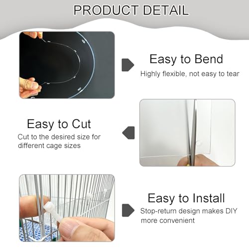 Pet Cage Liner Protection (12PCS,11.8"x5.9")
