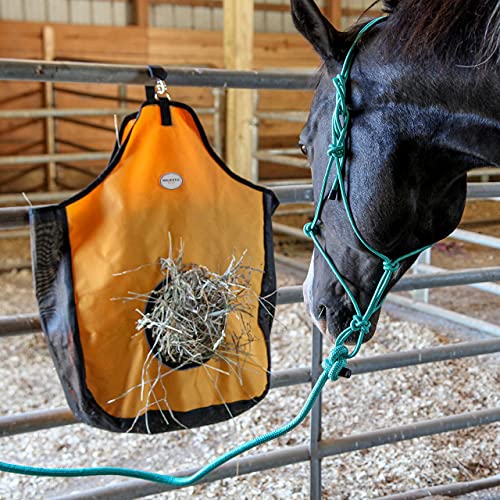 1200 D Hay Feeder Tote bag for Horses (Black)