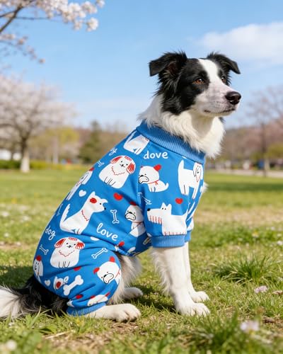 4 Pack Monster Dog Pajamas for Extra Large Dogs (XXX-Large)