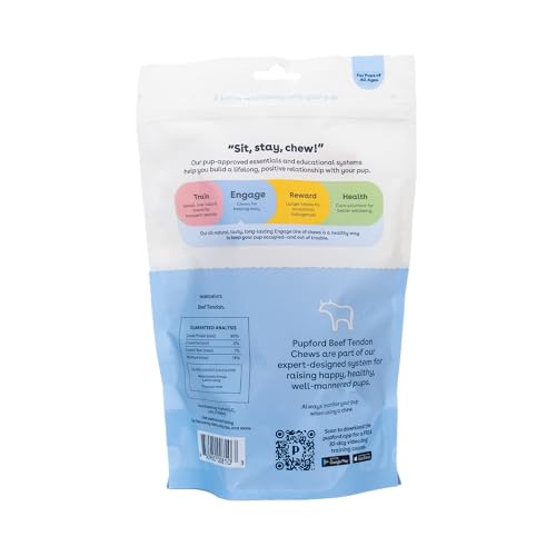 Beef Tendons for Dogs & Puppies (2.3 Ounce (Pack of 3) / Turbo)
