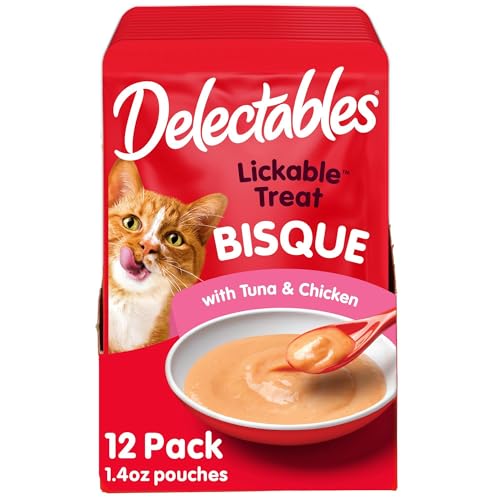Bisque Lickable Wet Cat Treats (1.4 Ounce (Pack of 12))