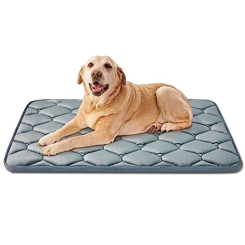 Dog Crate Mats (42.0"L x 28.0"W x 1.2"Th / Grey)