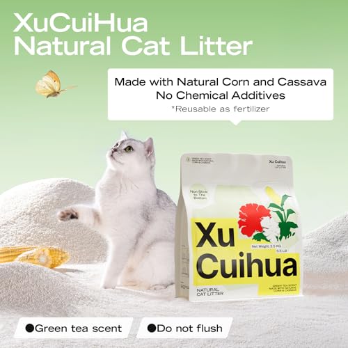 Natural Cat Litter Green Tea Scent (5.5 lb / Green Tea)