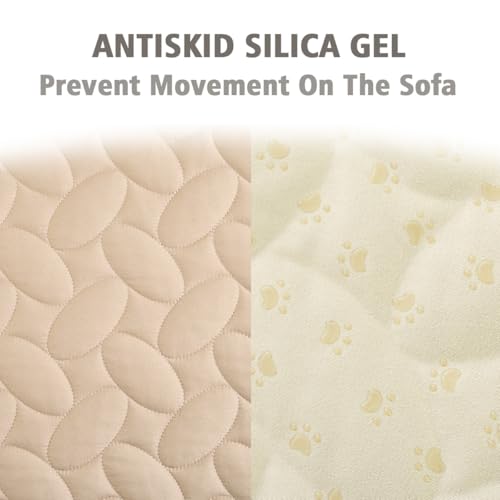 Waterproof Pet Bed Cover Anti (30x53 Inch (Pack of 1) / Beige)