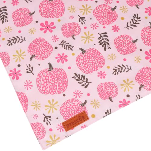Pink Fall Dog Bandanas (X-Large / Fall-1)