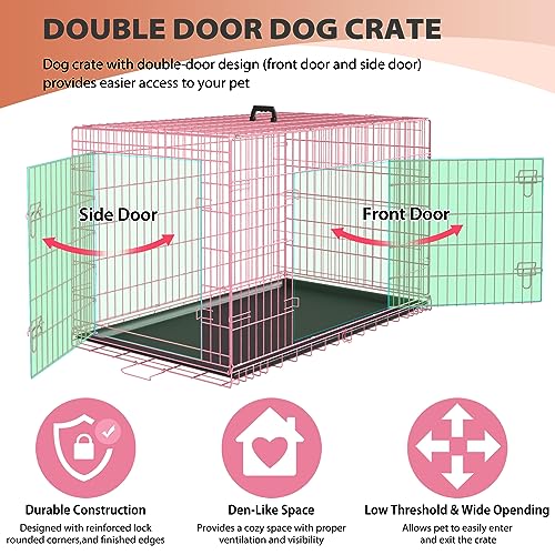 Dog Crate 30" (Pink)