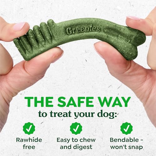 Large Natural Dental Dog Treats (4 Count (Pack of 1))