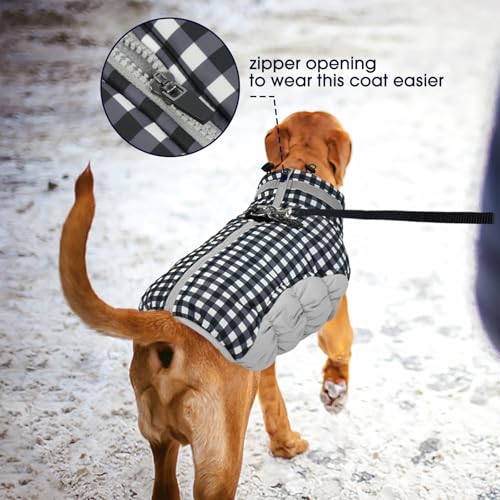 Dog Coat for Large Dogs (Checkerboard / XXXL(chest:43in))