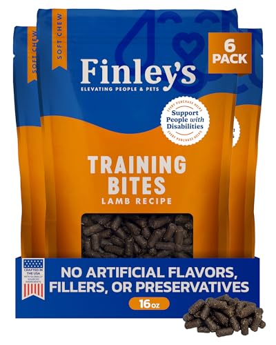 Training Treats Lamb Soft Low Calorie Dog Treats (16 Ounce (Pack of 6))