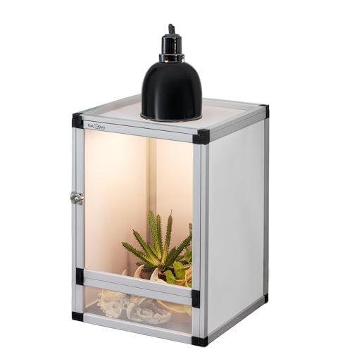 Small Reptile Cage 8" x 8" x 12" (8x8x12inch-two doors / White)