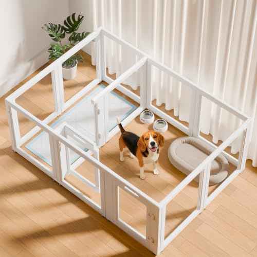 Clear Acrylic Dog Playpen Indoor (30")
