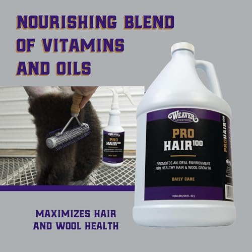 ProHair100 Healthy Hair and Wool Rejuvenating Livestock Hair Conditioner for Sheep (1 Gallon)
