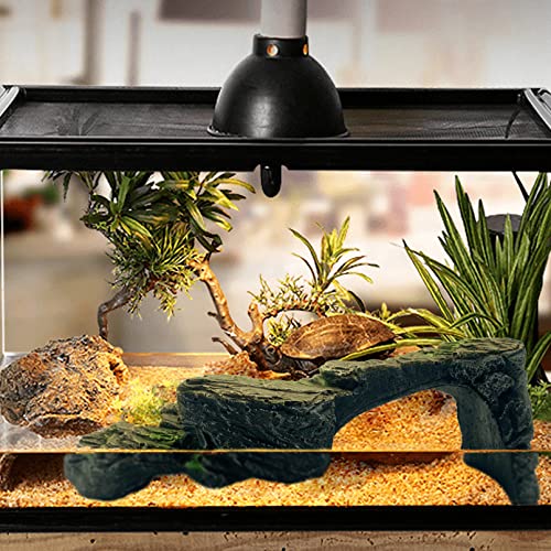 Resin Turtle Basking Platform (10.6 x6.5 x3.7 in / 27 x16. 5 x9. 4 cm.)