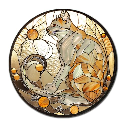 Metal Cat Toilet Decor (8×8 Inches / Cat)