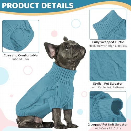 XXL Dog Sweater (XX-Large / Peacock Blue)