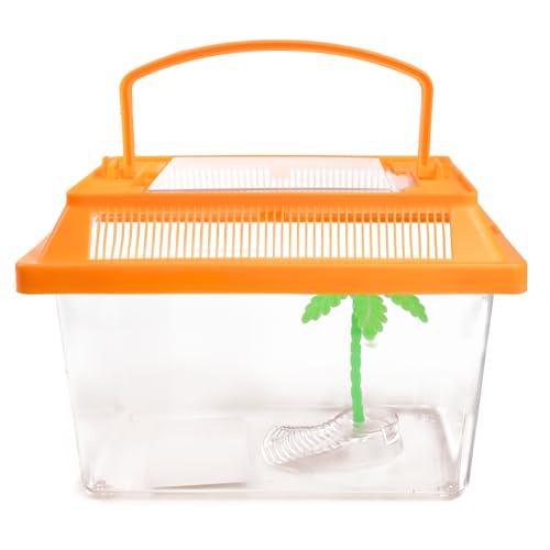 Mini Neon Plastic Reptile Carrier