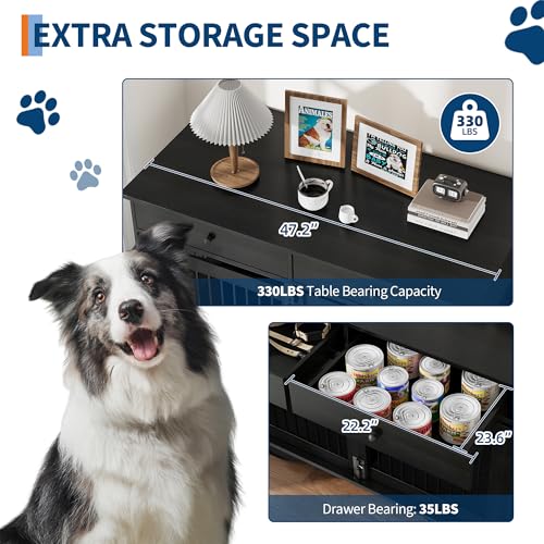 Dog Furniture Crate (Black)
