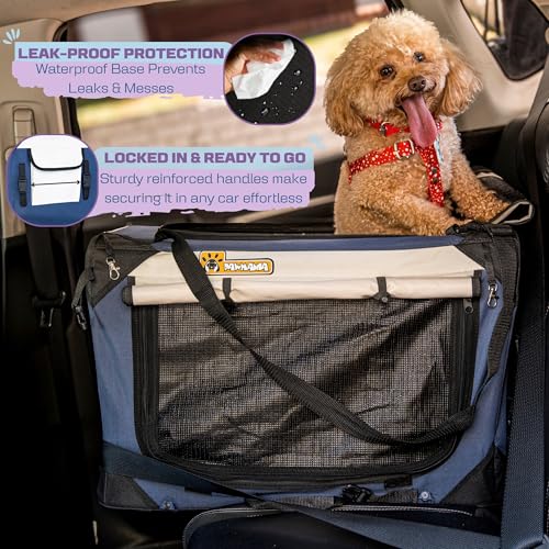Large Cat & Small Dog Carrier (Red / 24.0"L x 16.0"W x 16.0"H)