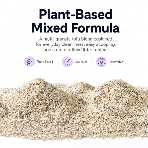 Tofu & Bentonite Mixed Cat Litter 18LB (18LB)