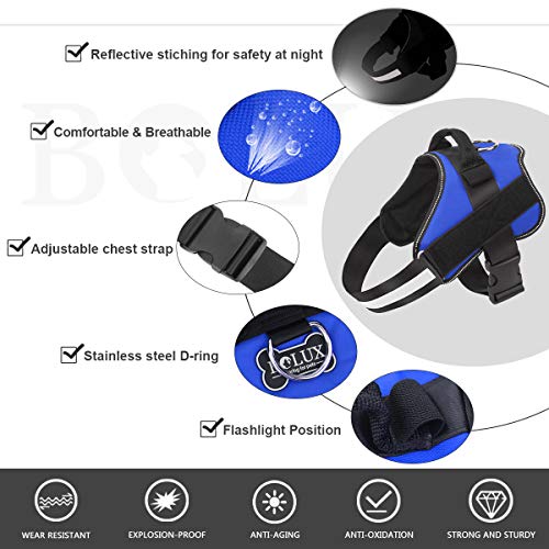 Dog Harness No (X-Large (Pack of 1) / Blue)