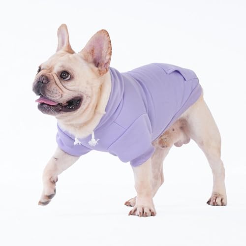 Dog Hoodie for Large Medium Small Dogs (Lavender / Large)