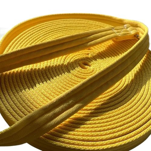 Horse Training Lunge Line with Alloy Trigger Buckle for Accurate Equestrian Training of 32.8 ft (32.8feet / Yellow)