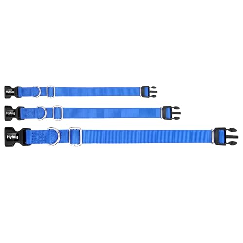 Blue Dog Collar for Large Dogs (Large / Bright Blue)
