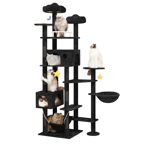 Black Cat Tree (Black)