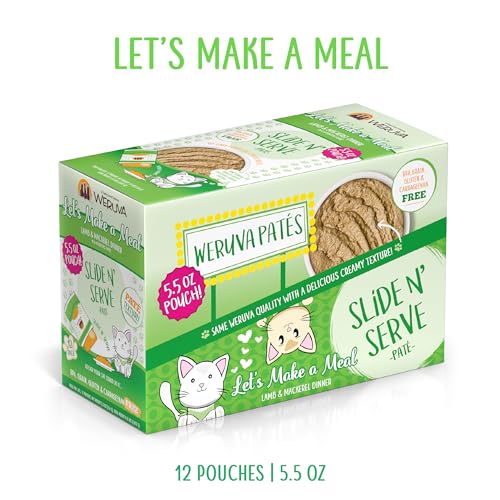 Wet Cat Food Lets Make a Meal with Lamb and Mackerel Pate (5.5 Ounce (Pack of 12))