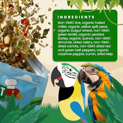 Parrot Food for Parakeets & Cockatiels (1.5 Pound (Pack of 1))