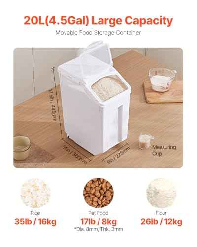 Rice Storage Container (4.5 Gallon*1)